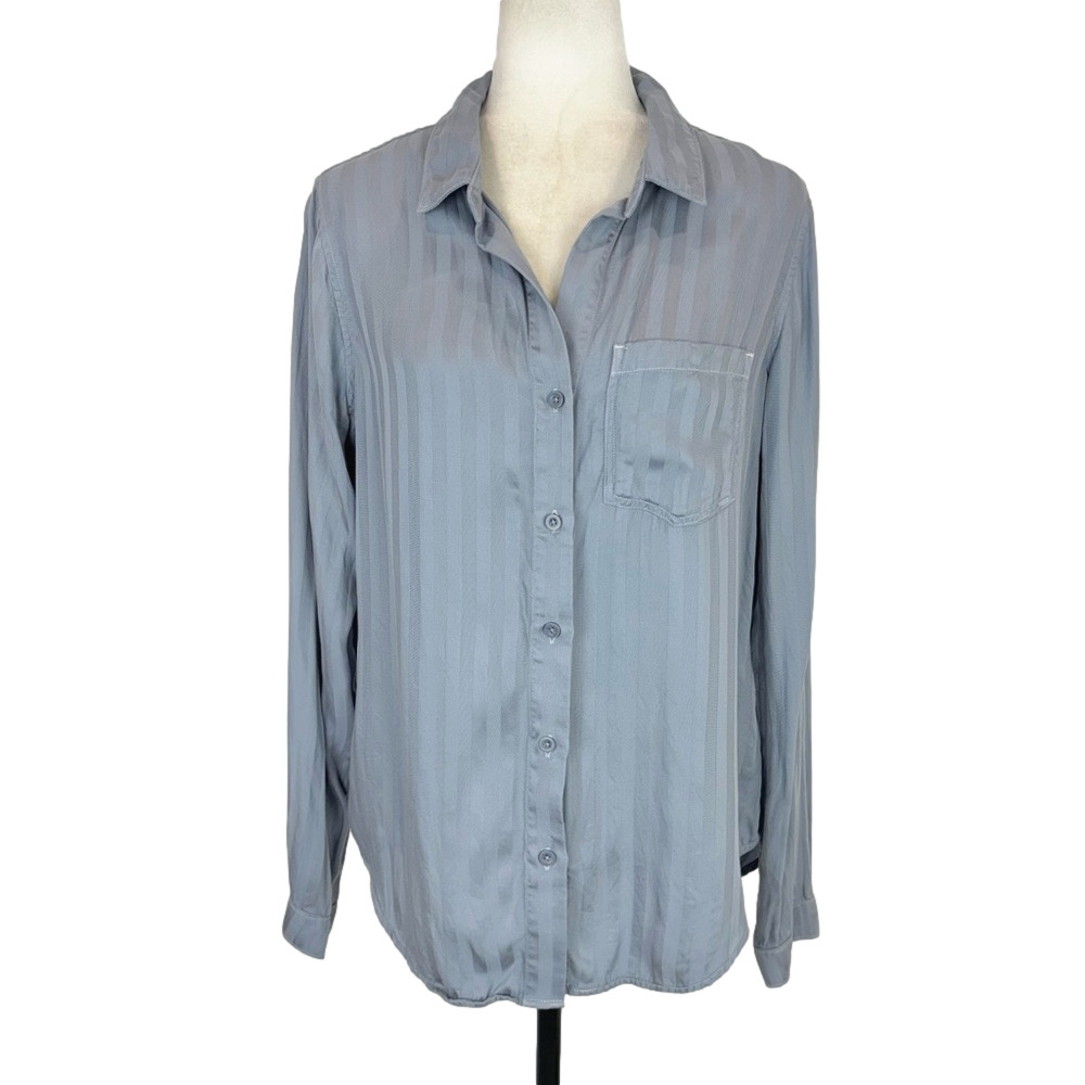 Cloth & Stone blue-grey shirt